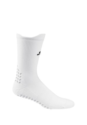 FOOTBALL GRIP PRINTED CUSHIONED CREW PERFORMANCE - Sports socks - weissschwarz