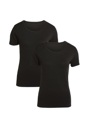 2 PACK HEATGEN SCOOP - Hemd - black