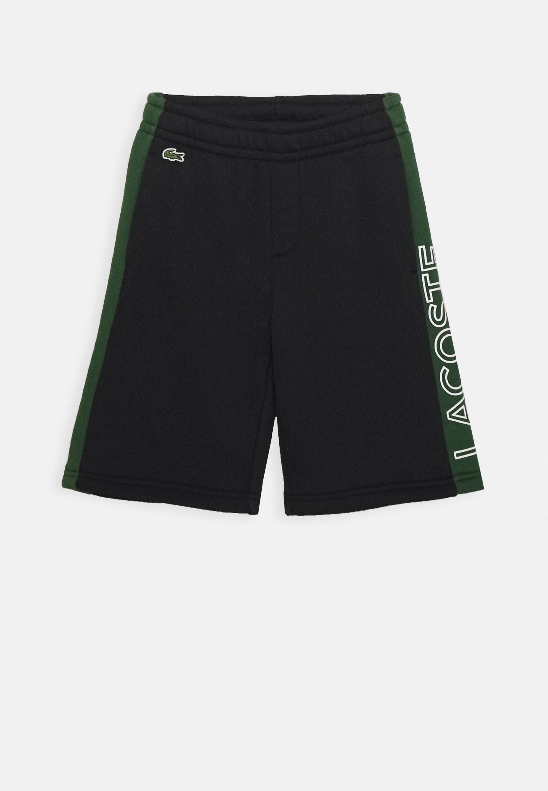 black and white lacoste shorts