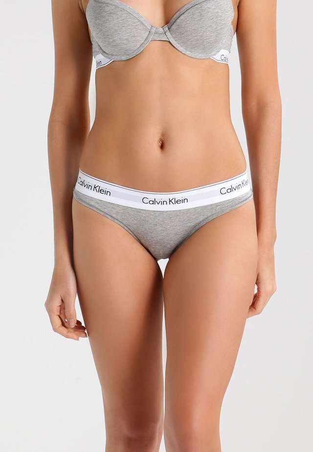 MODERN THONG - String - grey heather