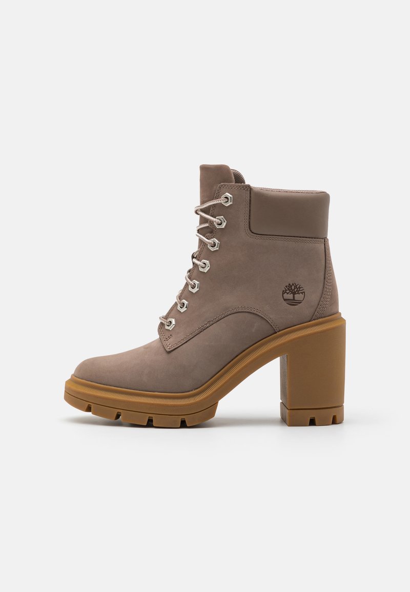Timberland ALLINGTON HEIGHTS 6" - Kotníková obuv na vysokém podpatku - taupe