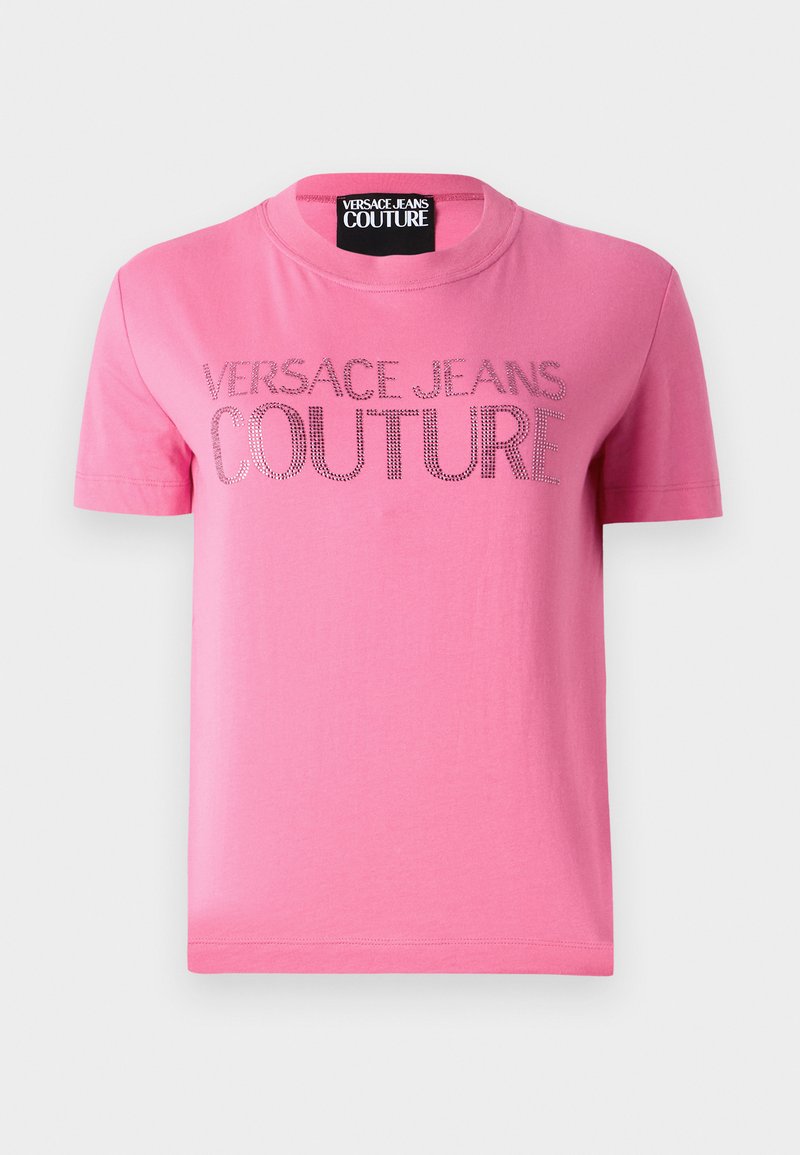 Versace Jeans Couture T-shirt print donkerroze