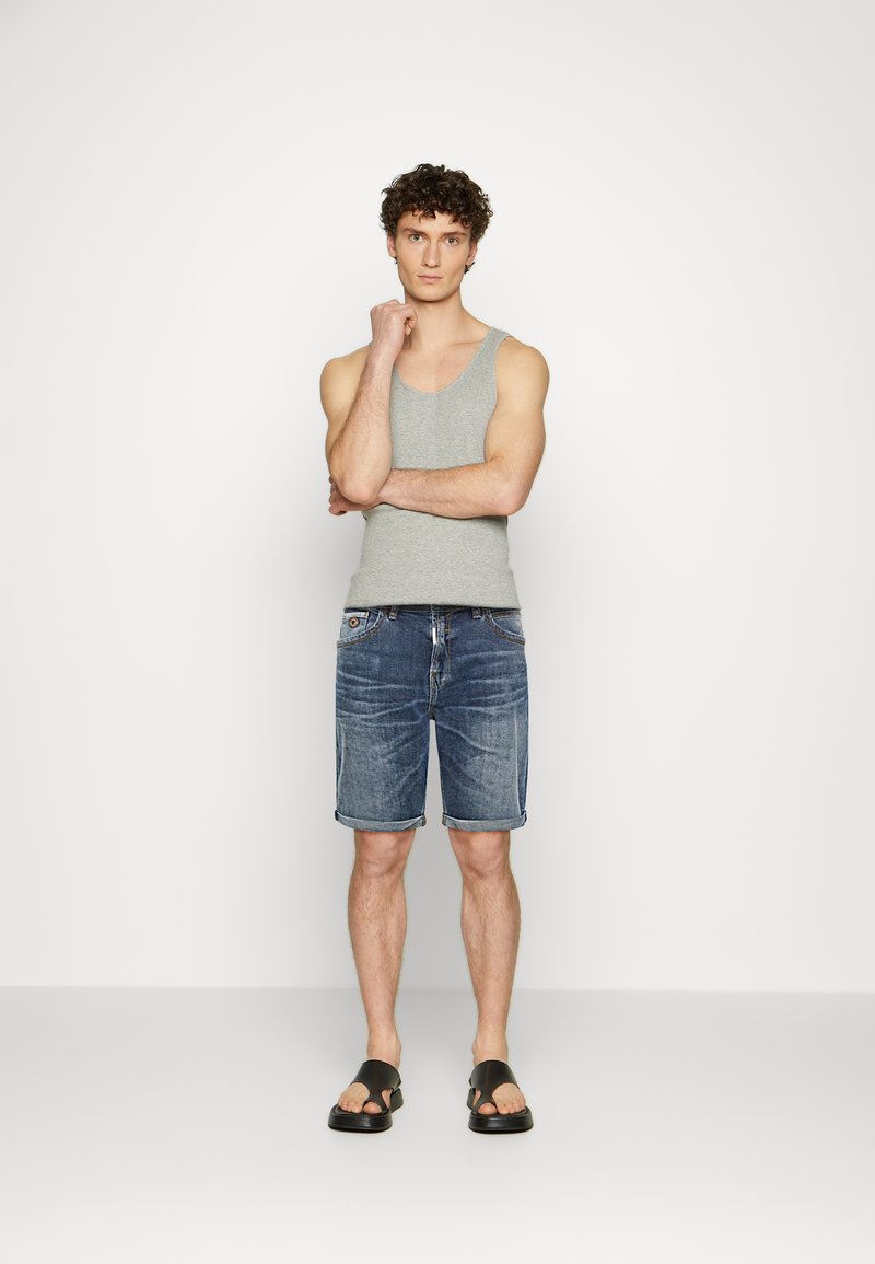 Herren Skinny Fit | LTB LANCE Jeans Shorts dark infinite wash/dark-blue denim - QF20765 Herren Skinny Fit | LTB LANCE Jeans Shorts dark infinite wash/dark-blue denim - QF20765