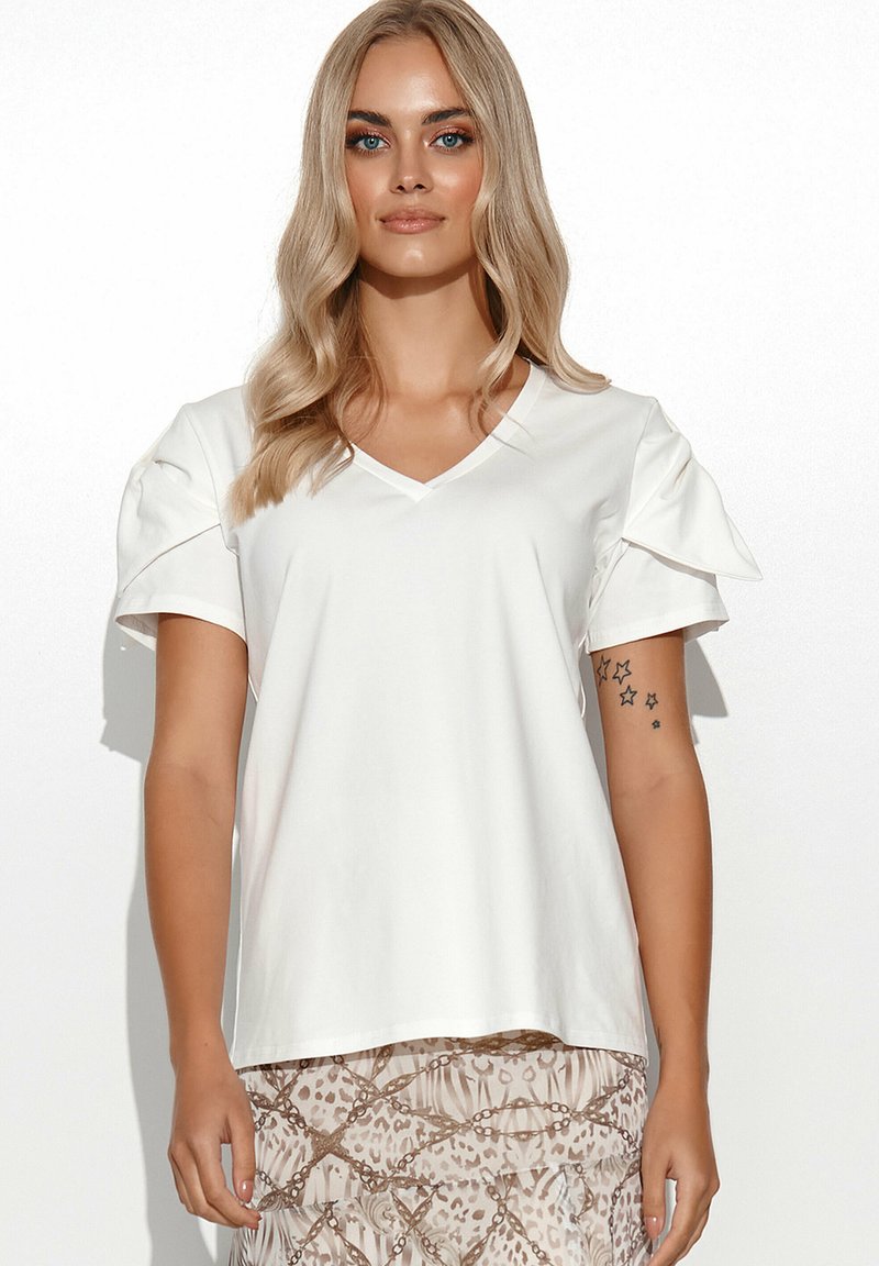 Makadamia T-SHIRT BASIC - T-shirt z nadrukiem
