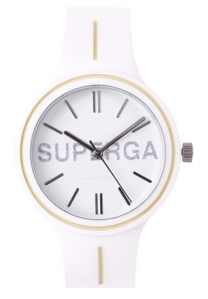 BRANDED - Watch - white/yellow