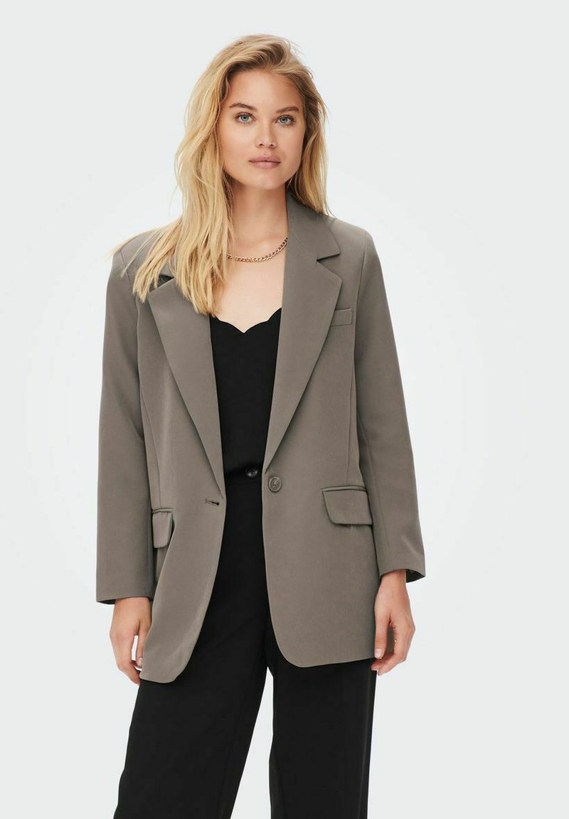 ONLY ONLLANA - Kort kappa / rock - dark brown