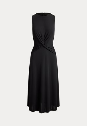 Lauren Ralph Lauren, TWIST-FRONT JERSEY SLEEVELESS DRESS - Robe en jersey - black