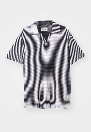 OFFICINE GENERALE SIMON MINI STRIPE  - Polo - navy/white