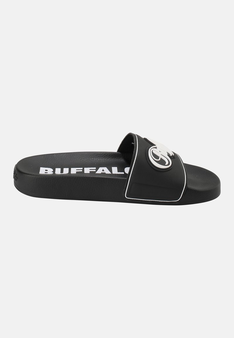 Damen Zehentrenner | Buffalo REES Badesandale black/schwarz - YO59108 Damen Zehentrenner | Buffalo REES Badesandale black/schwarz - YO59108