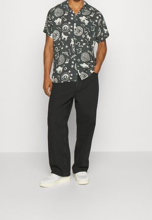 YOURTURN Vaqueros baggy - black denim