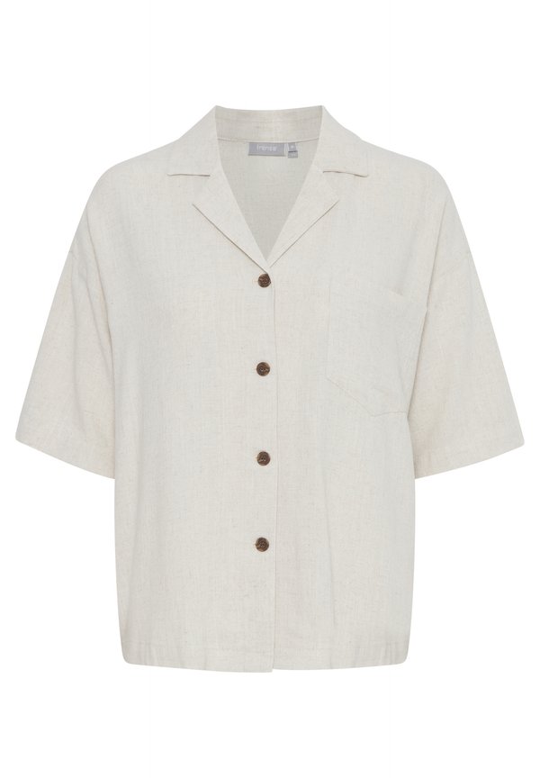 FRATEL - Button-down blouse - birch melange3
