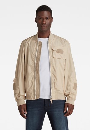 CHEST POCKETS POPLIN BOMBER - Giubbotto Bomber - westpoint khaki
