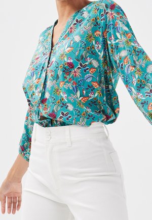 Bluse - turquoise