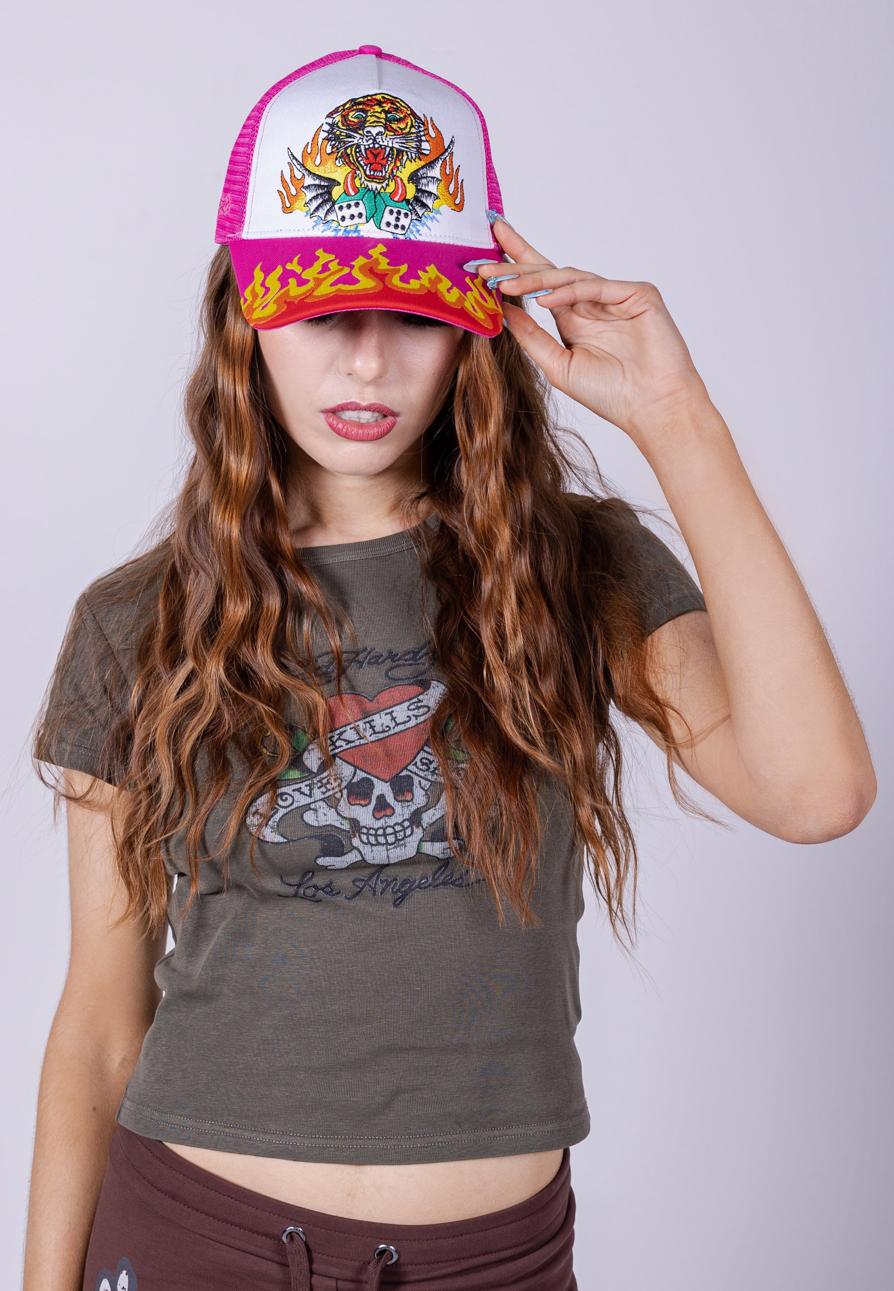 Ed Hardy TIGER DICE TWILL - Casquette 