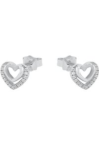 amor HEART - Pendientes - silberfarben
