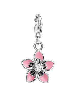 ROSA BLUME - Anhänger - silver-colored/pink