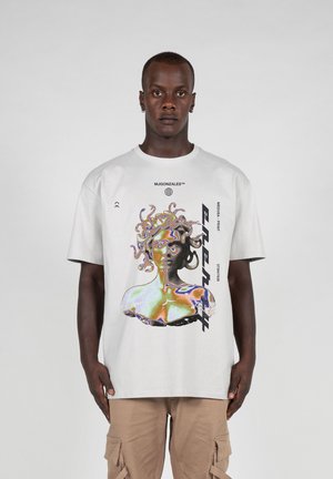 MÄNNER MEDUSA HEAVY OVERSIZED  - Print T-shirt - lightasphalt