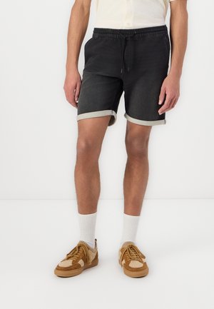 Jeansshort - black denim