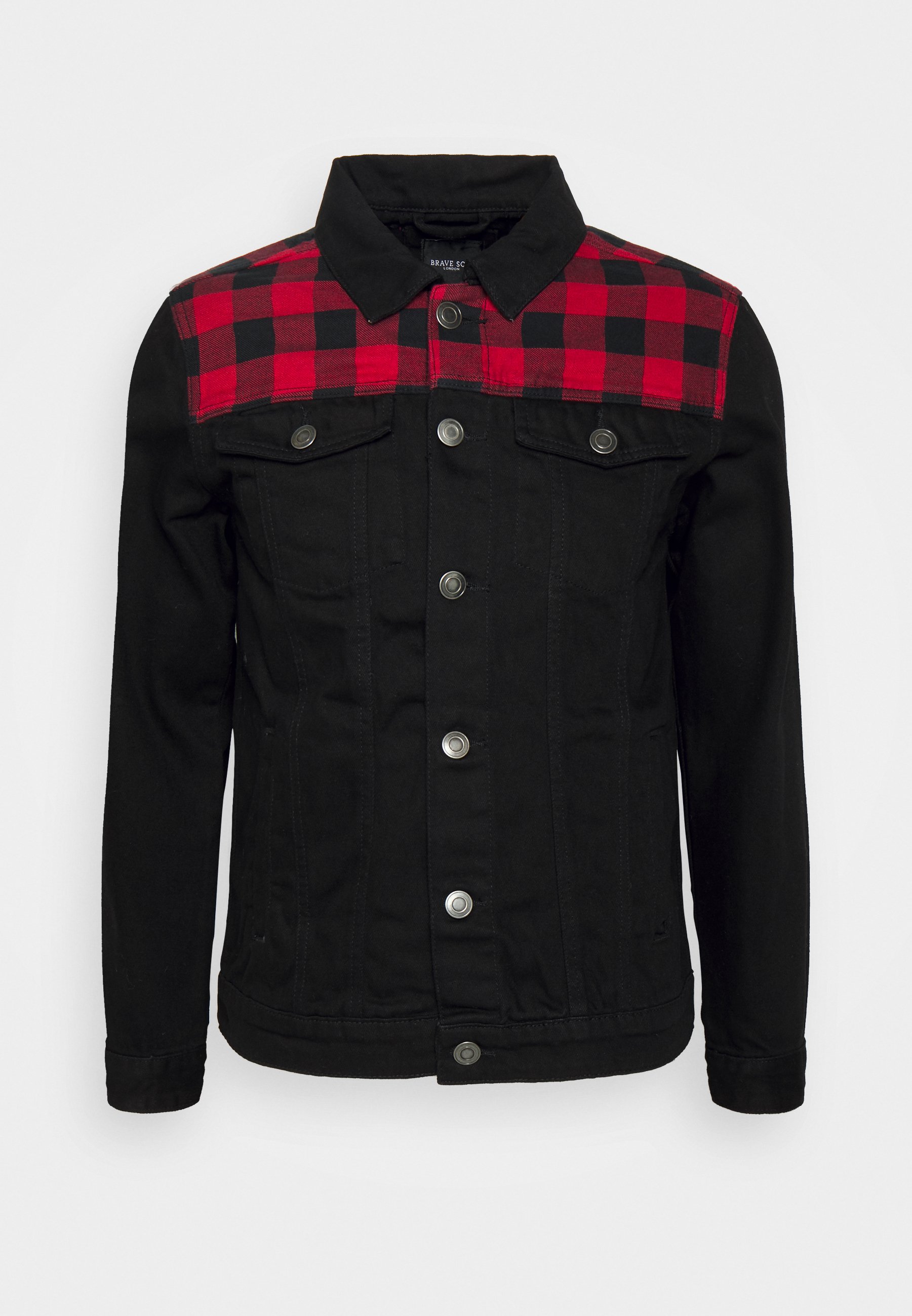 Brave Soul LUCAS - Denim jacket - black 