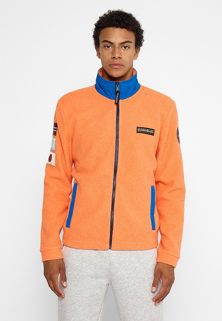 Napapijri Fleecejas oranje