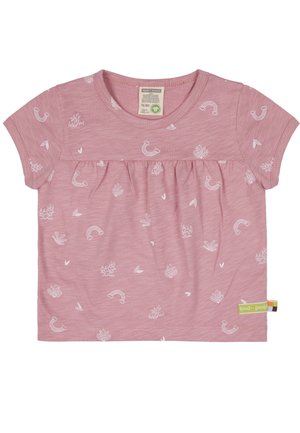 loud + proud MIT DRUCK - T-shirt con stampa - altrosa