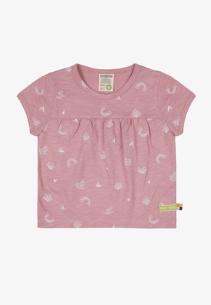 loud + proud MIT DRUCK - T-shirt con stampa - altrosa