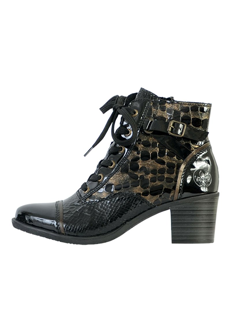 Rieker Bottines de cowboy / motard - noir