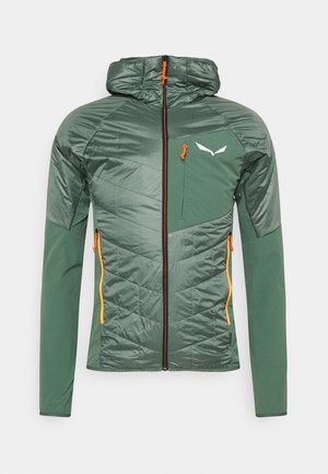 ORTLES HYBRID - Běžecká bunda - duck green