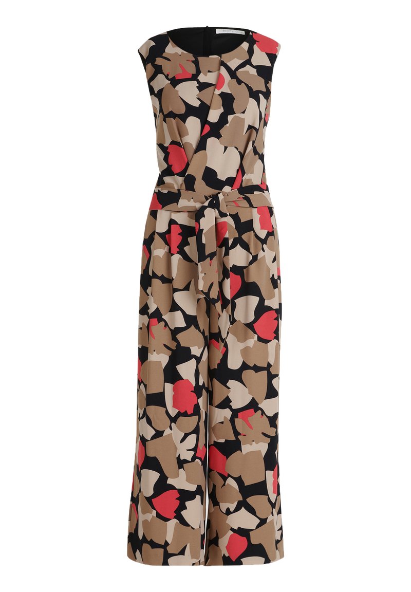 Damen Kleider | Betty & Co MIT BLUMENPRINT Jumpsuit camel cream/braun - CE79925 Damen Kleider | Betty & Co MIT BLUMENPRINT Jumpsuit camel cream/braun - CE79925