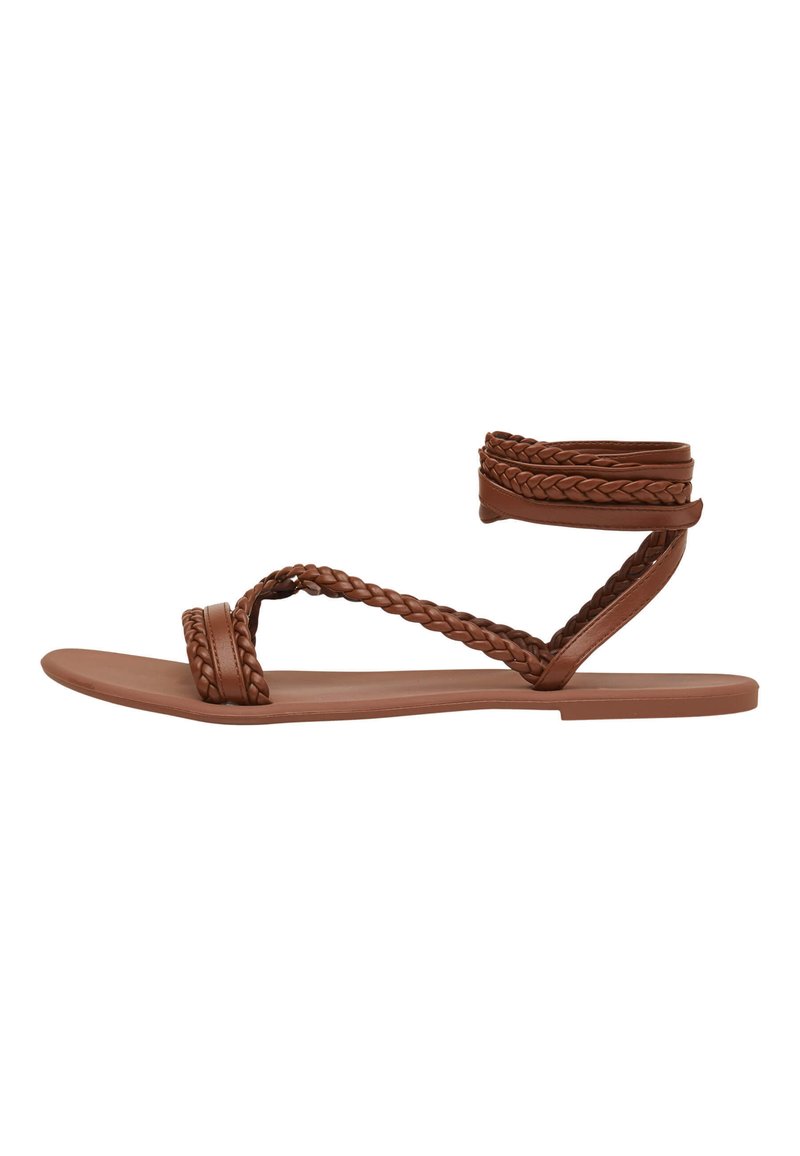 Calliope INTRECCIATO  - Sandali con cinturino - marrone