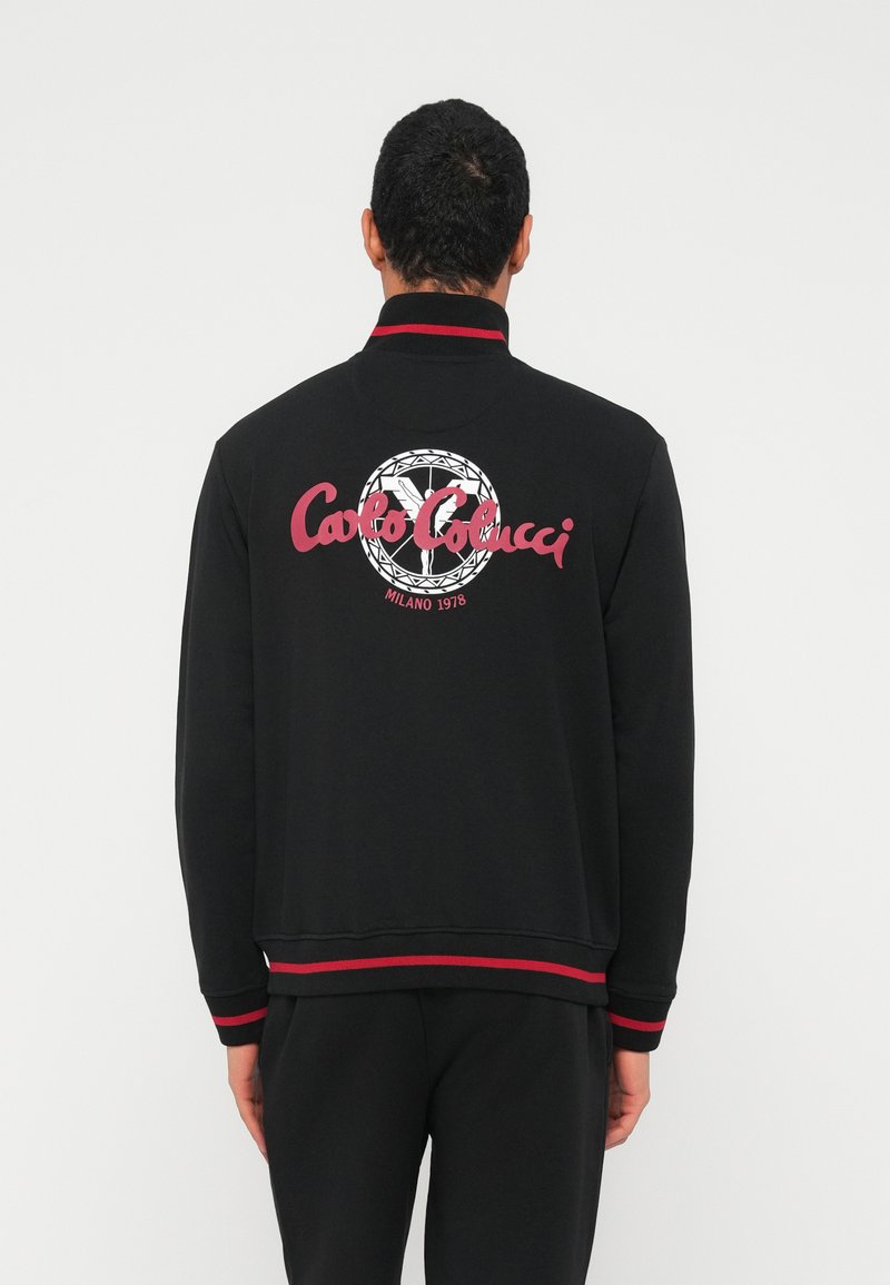 carlo colucci Sweater met rits grijs carlo colucci Sweater met rits grijs