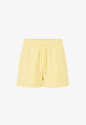OH APRIL, ELOW PIQUÉ SHORTS - Pantalones deportivos - butter yellow
