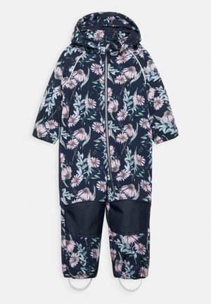 NMFALFA SOFTSHELL SUIT FLOWERS NOOS FO - Impermeable - dark sapphire