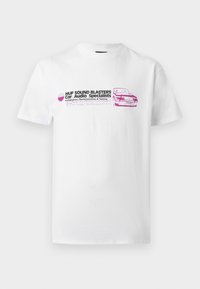 BASS POWER TEE UNISEX - T-shirts med print - white
