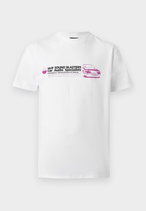 BASS POWER TEE UNISEX - Print T-shirt - white