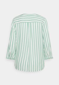 TOM TAILOR Bluse - green/offwhite