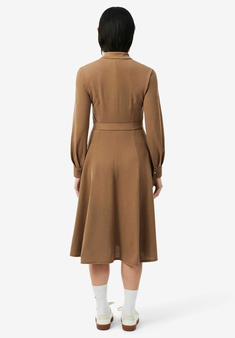 lacoste brown dress EF5299_CAT - Shirt - marron-six/brown Made from wool