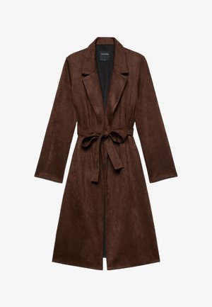 Calliope, CAPOSPALLA TINTA UNITA - Trenchcoat - marrone scuro