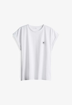 OPUS, SOFT LOOSE FIT - Basic T-shirt - white