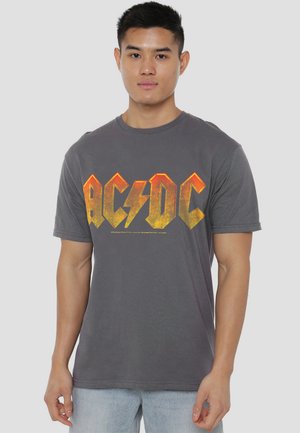Cotton Soul, AC DC GRADIENT LOGO - Print T-shirt - anthracite