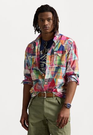 Polo Ralph Lauren PATCHWORK MADRAS LONG SLEEVE SPORT SHIRT - Srajca - multi-coloured