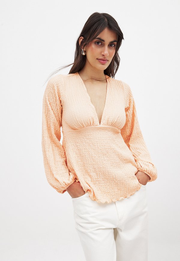Bluse - apricot