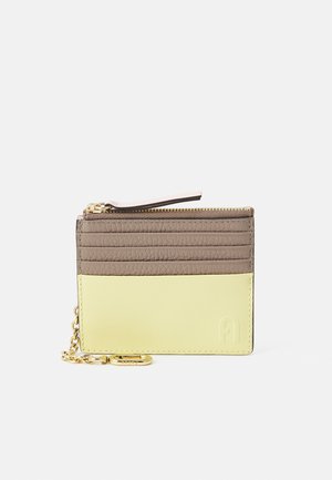 GRAZIA CARD CASE WITH HOOK - Portefeuille - stucco gray/freesia/azalea