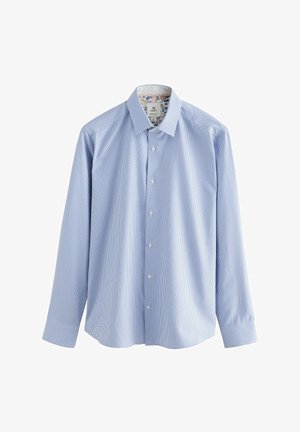 Next, SINGLE CUFF TEXTURED REGULAR FIT - Skjorter - blue