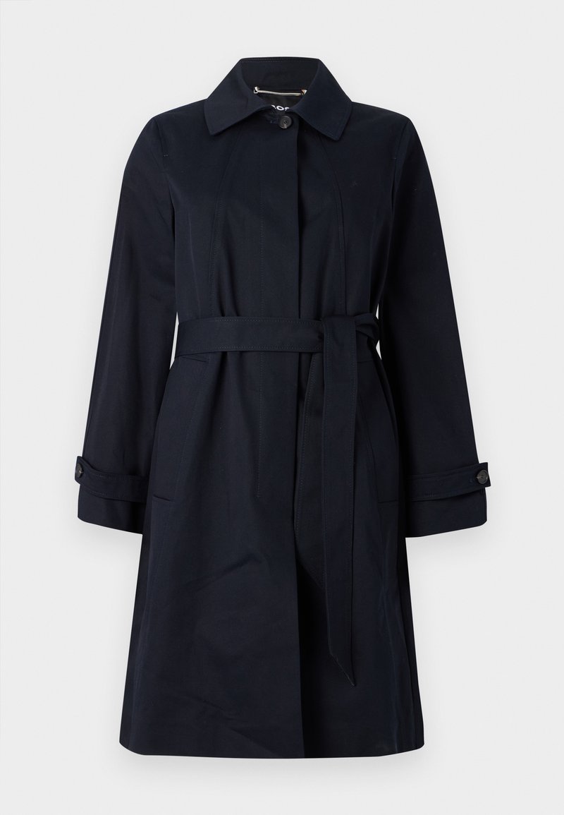 Boss Trenchcoat donkerblauw