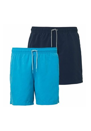 2ER PACK - Badeshorts - türkis   navy
