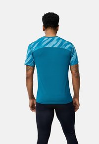 Brooks ATMOSPHERE SHORT SLEEVE  3.0 - Sportovní tričko - ultra print deep sea