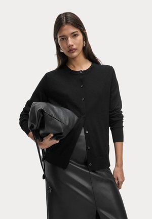 Marks & Spencer CREW NECK - Strickjacke - black