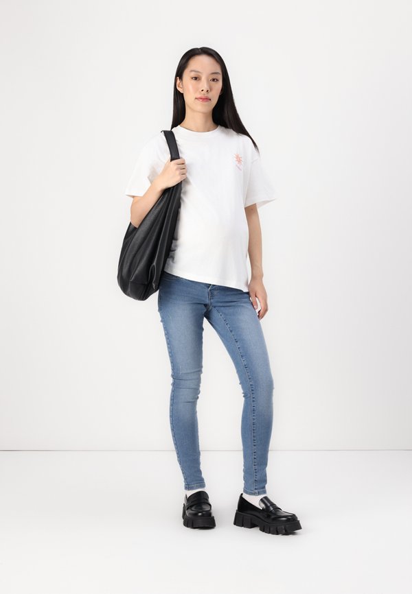 OLMRUTH SOLEI LIFE - Print T-shirt - cloud dancer4