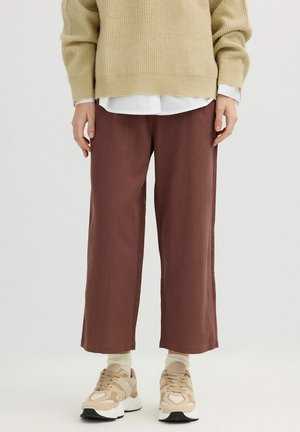 CULOTTE TIRO ALTO - Pantalones - marrón